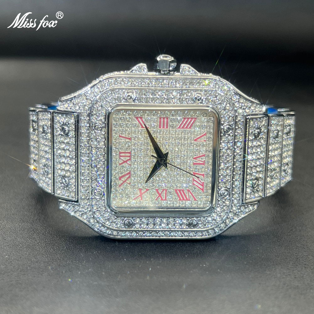 Luxury Watch Iceberg - Jam Tangan Pria MISSFOX Iced Out,