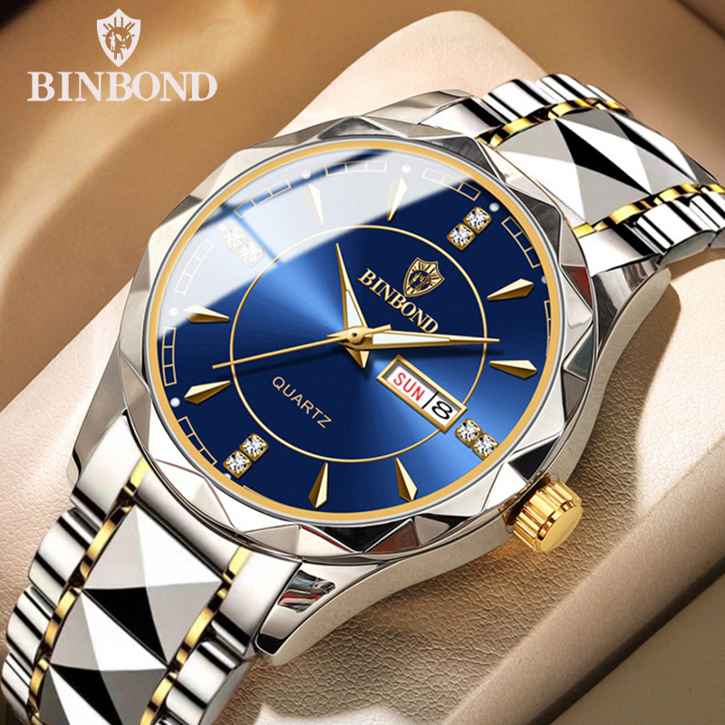 Luxury Watch Top 10 - BINBONG jam tangan bisnis pria, arloji