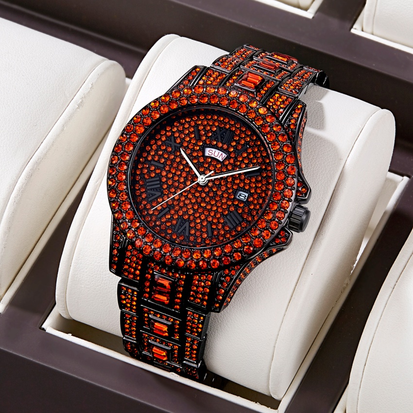 Luxury Watch Iceberg - Jam Tangan Pria Mewah Hip Hop