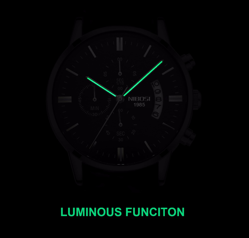 NIBOSI Jam Tangan Kuarsa Baja  - Luxury Watch Magazine ulasan dan harga