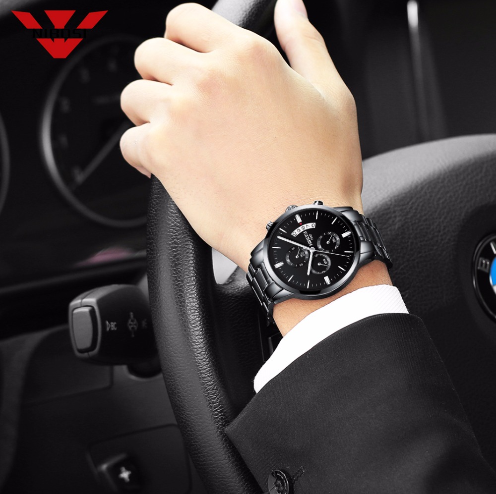 NIBOSI Jam Tangan Kuarsa Baja  - Luxury Watch Magazine ulasan dan harga