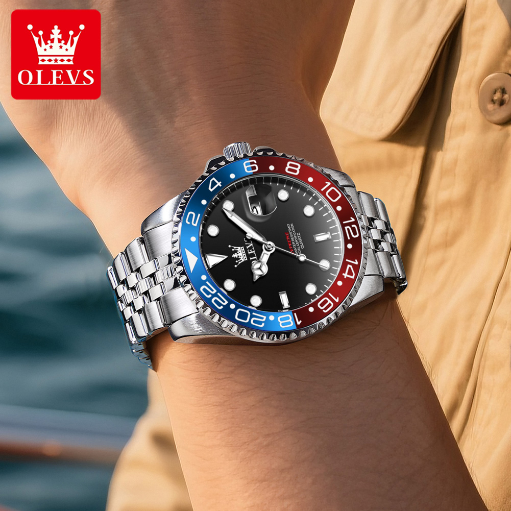 Jam Tangan Pria OLEVS 5657 Ori - Luxury Watch Magazine ulasan dan harga