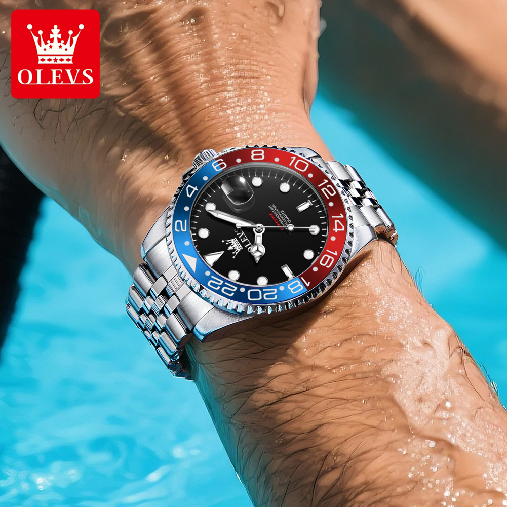 Jam Tangan Pria OLEVS 5657 Ori - Luxury Watch Magazine ulasan dan harga