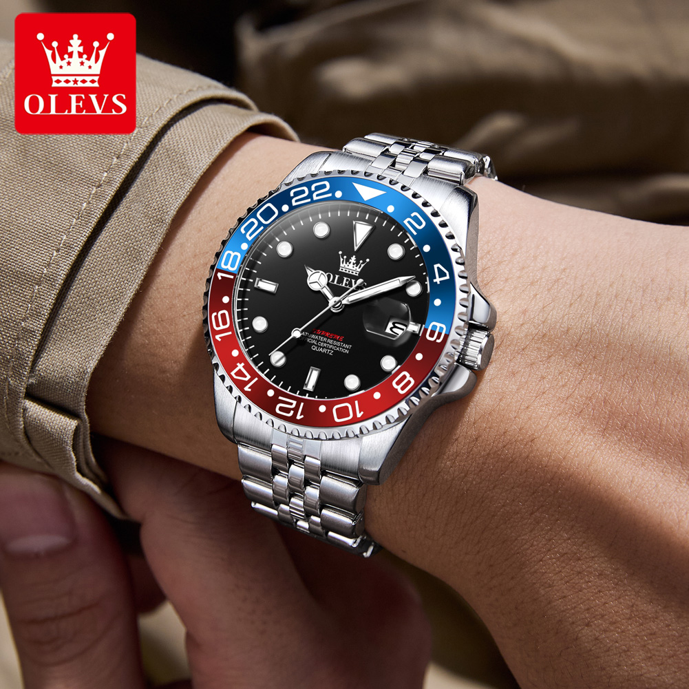 Jam Tangan Pria OLEVS 5657 Ori - Luxury Watch Magazine ulasan dan harga