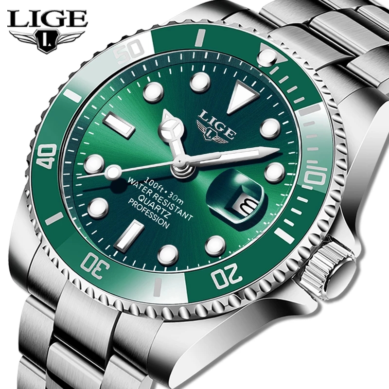 LIGE Jam Tangan Penyelam Berme - Luxury Watch Magazine ulasan dan harga