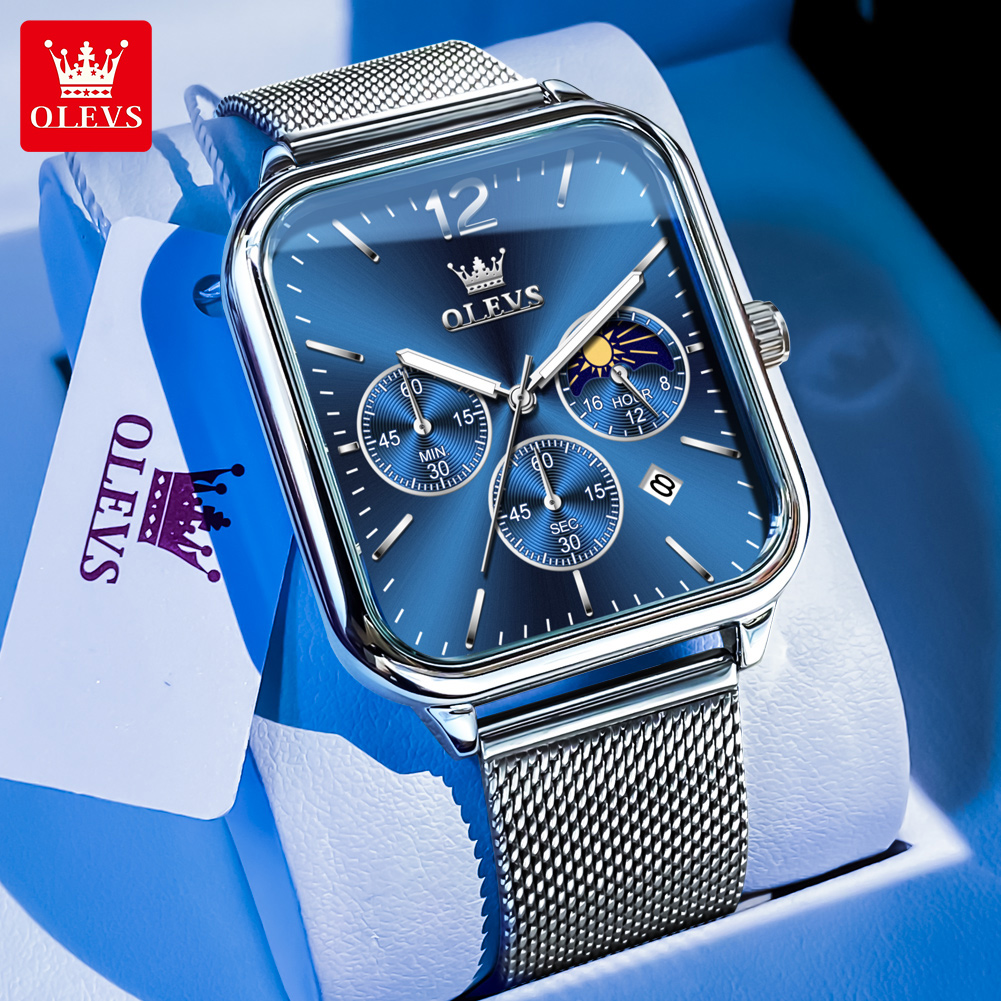 OLEVS 9914 Jam Tangan Pria Ber - Luxury Watch Top 10 ulasan dan harga