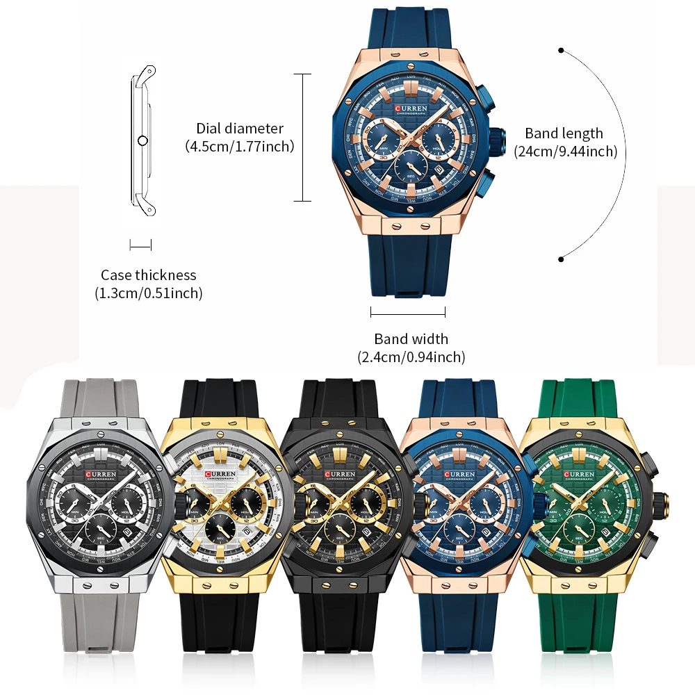 CURREN jam tangan kronograf pr - Luxury Watch Magazine ulasan dan harga