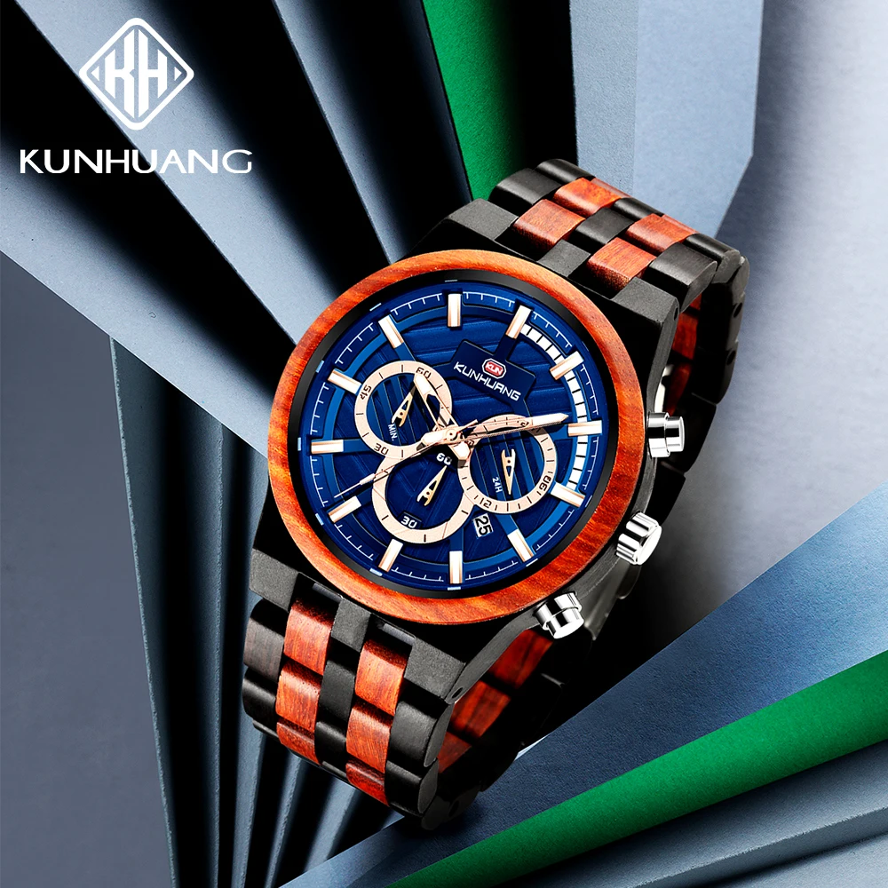 Jam Tangan Pria Kayu Mewah Ber - Luxury Watch Top 10 ulasan dan harga