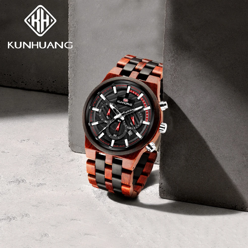 Jam Tangan Pria Kayu Mewah Ber - Luxury Watch Top 10 ulasan dan harga