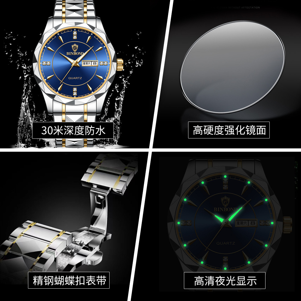 BINBONG jam tangan bisnis pria - Luxury Watch Top 10 ulasan dan harga